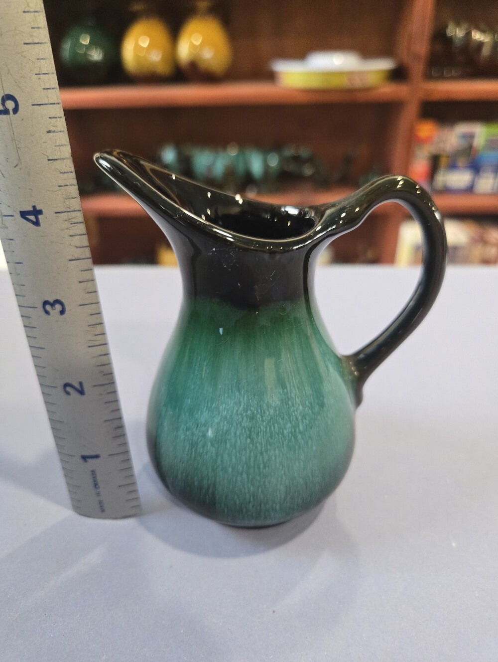 Vintage Blue Mountain Pottery Syrup Jug